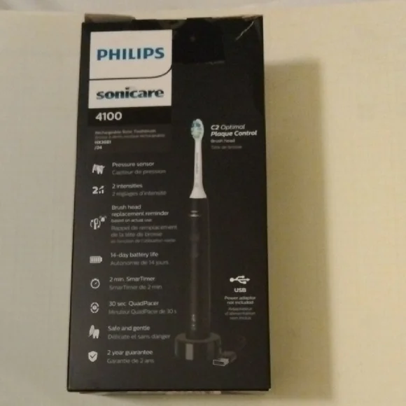 Philips Sonicare 4100 Power Toothbrush - Black - Picture 11 of 13